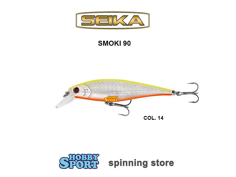 SEIKA SMOKI 90 COL. 14 CHSO  SINKING 12 GR MINNOW LURES SPINNING MARE
