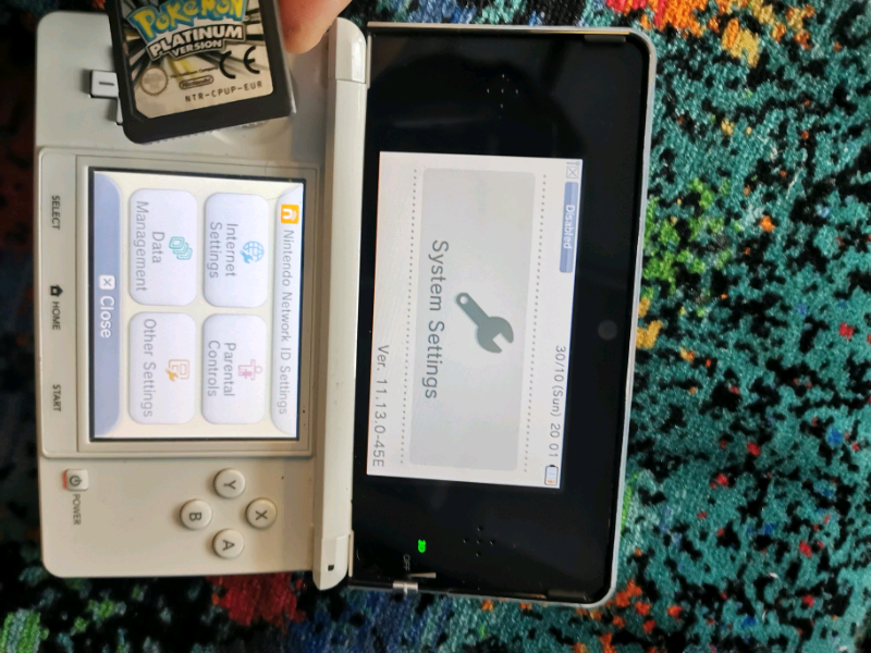 Nintendo 3ds Xl Pearl White And Pokemon Platinum 140 In Belfast City Centre Belfast Gumtree