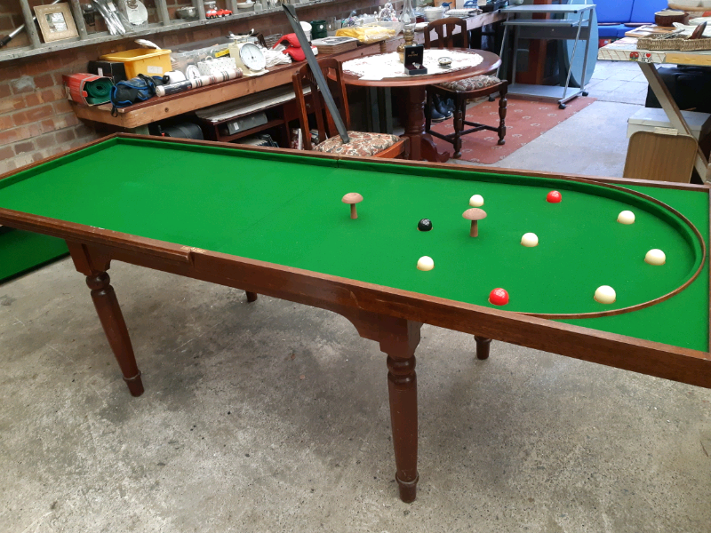 Mahogany folding bar billiards/bagatelle table. in Beverley, East Yorkshire Gumtree