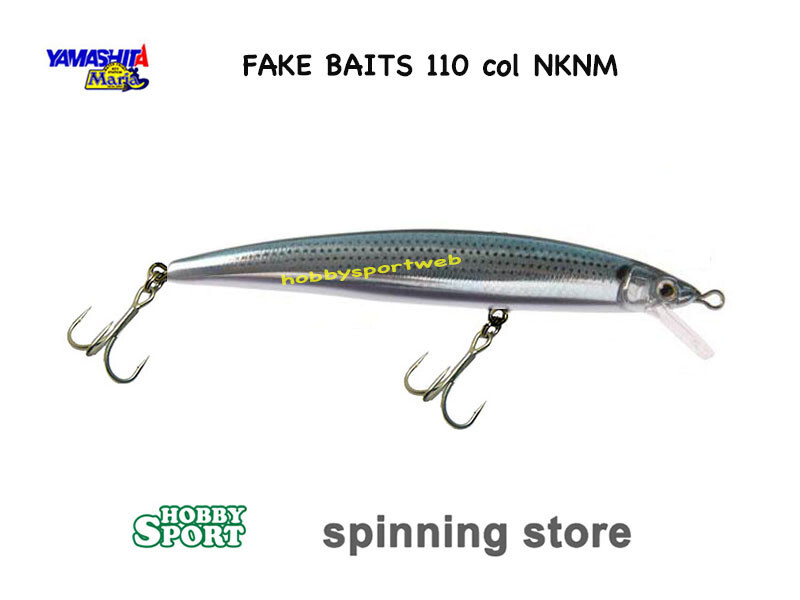 FAKE BAITS 110 COLORE NKNM YAMASHITA MARIA MINNOW 12 GR FLOATING SPINNING 502961