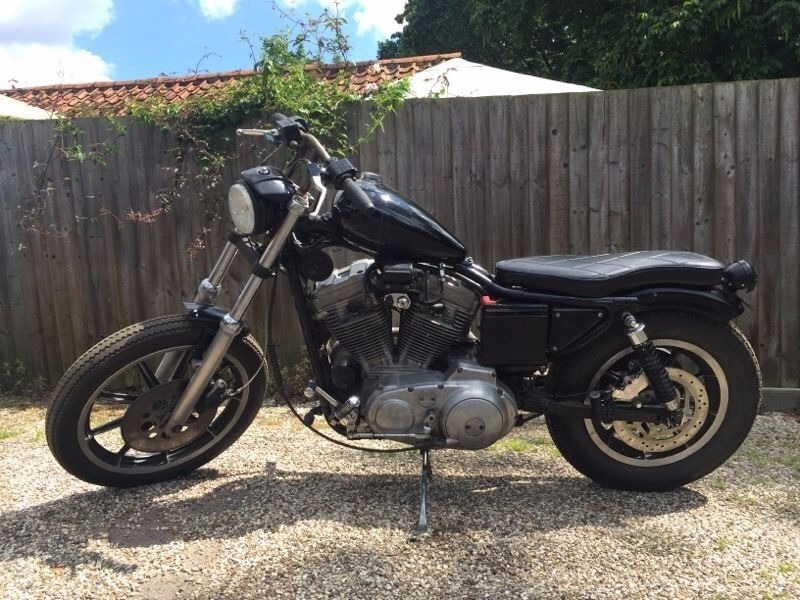 Harley Davidson Sportster Evo Custom Bobber Chopper Motorcycle Can