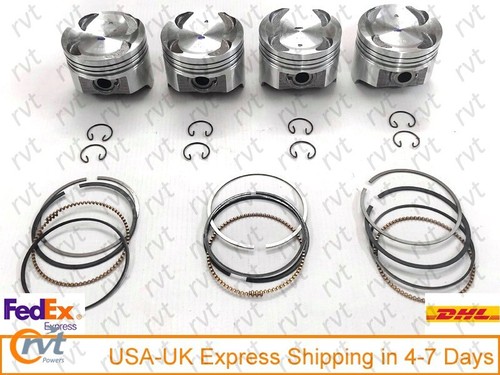 Oversize 0.20 Piston Kit Fit 86-95 Suzuki Samurai SJ413 1.3L G13BB 16 Valve