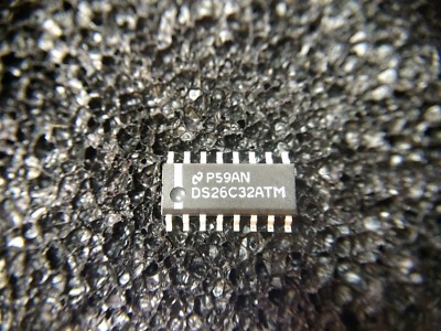 DS26C32ATM NSC 26C32ATM IC LINE RCVR QUAD CMOS 16-SOIC SMD 12 PIECES