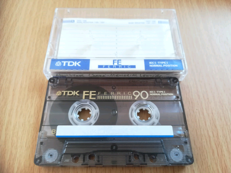 Box of 20 tdk Fe c90 blank audio cassette tapes in Southampton