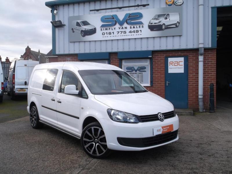 13REG VW CADDY MAXI LWB KOMBI CREW VAN SPORTLINE R LINE LOOKS BLACK
