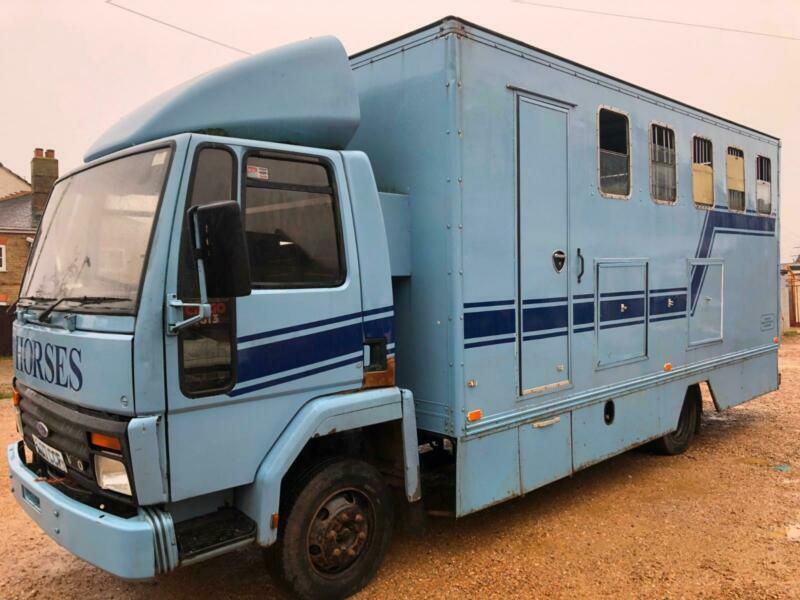 1990 IVECO FORD CARGO 0813 HORSE BOX In Eye Cambridgeshire Gumtree