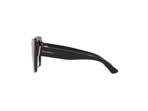 Pre-owned Dolce & Gabbana Sunglasses  Dg4348 501/8g Black Grey Gradient In Gray