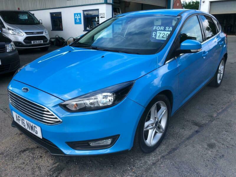 2016 Ford Focus 1.0 EcoBoost 125 Zetec 5dr Auto Candy Blue Full Mot