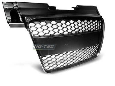 Grade dianteira for AUDI TT 8J 06-09 Preto RS-tipo de estilo RS Frete Grátis AU 