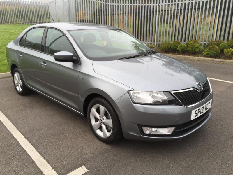 Skoda rapid gray