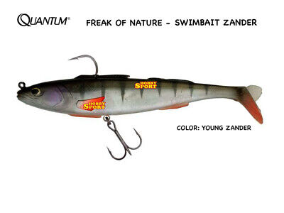 FREAK OF NATURE SWIMBAIT ZANDER 60 GR YOUNG ZANDER 18 CM QUANTUM SPINNING LUCCIO