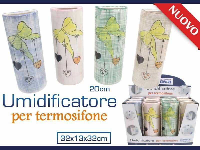Set 12 Pezzi Umidificatore Per Termosifone In Ceramica Calorifero Fiocco hmj