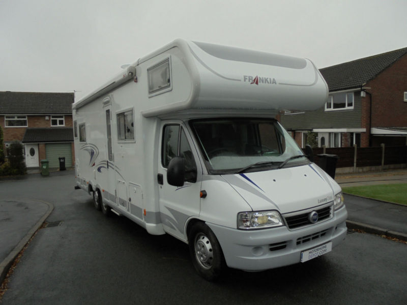 2005 Frankia Motorhome for sale 6 Berth end bathroom with slide out LOW