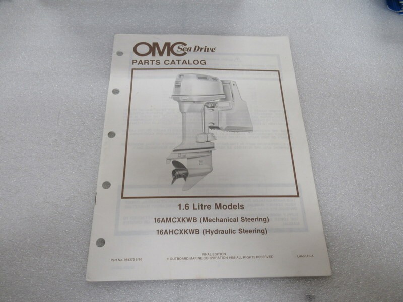 PM126 1987 OMC Sea Drive Outboard 1.6 L Model Final Edition