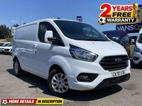 2021 Ford Transit Custom 2.0 300 EcoBlue Limited Panel Van 5dr Diesel Manual L1 