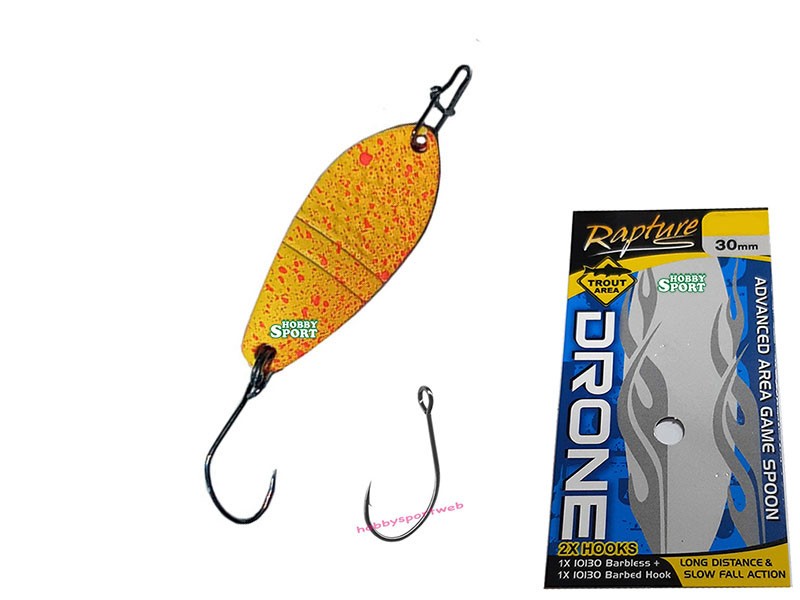 DRONE SPOON  3,0 GR  YELLOW  PINK DOT AREA TROTA   RAPTURE  18810474