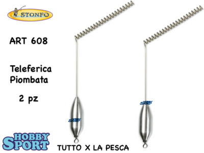STONFO 608 TELEFERICA PIOMBATA  PESCA MARE PESCE SERRA