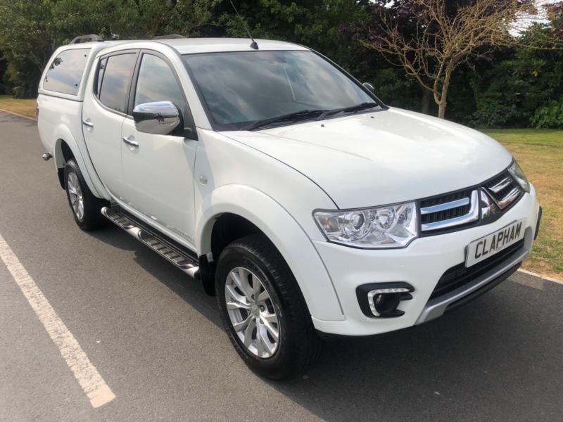 2015 15 MITSUBISHI L200 BARBARIAN 2.5D 4X4 WHITE 1 OWNER ANY UK