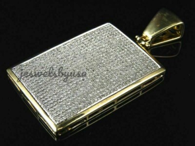 Pre-owned Nsg 3 Ct Round Genuine D/vvs Moissanite Men's Dog Tag Charm Pendant 925 Silver In White