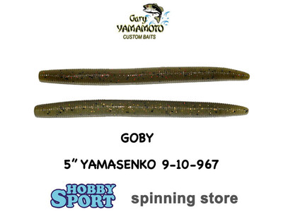 GARY YAMAMOTO 5" YAMASENKO 9-10-967 GOBY 10 PZ SPINNING BLACK BASS