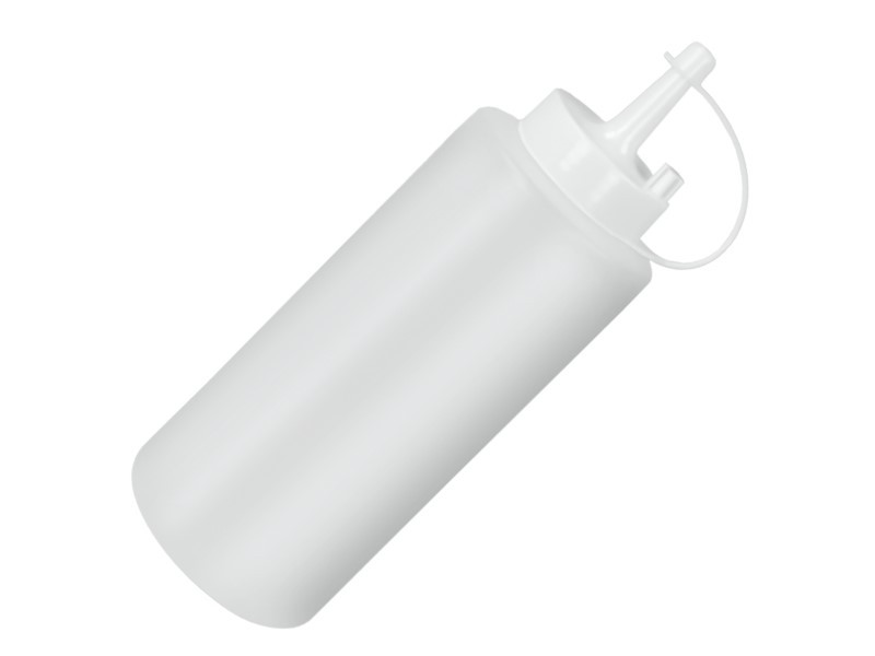 SOßENFLASCHE KUNSTSTOFF 375 ml SAUCENFLASCHE Quetschflasche Senf Ketchup Mayo
