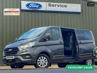 2021 Ford Transit Custom Crew Cab LWB L2H1 Limited 320 AirCon Alloys Cruise Sens