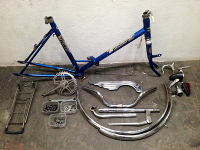 Luxus Sport 2000 Klapprad-Rahmen + Anbauteile