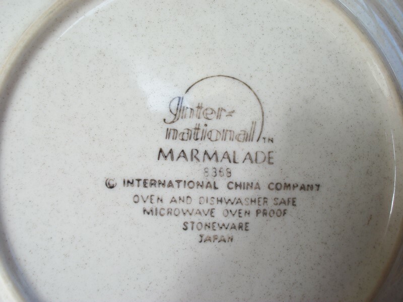 Marmalade Salad Plate by International Stoneware Japan 7 5/8