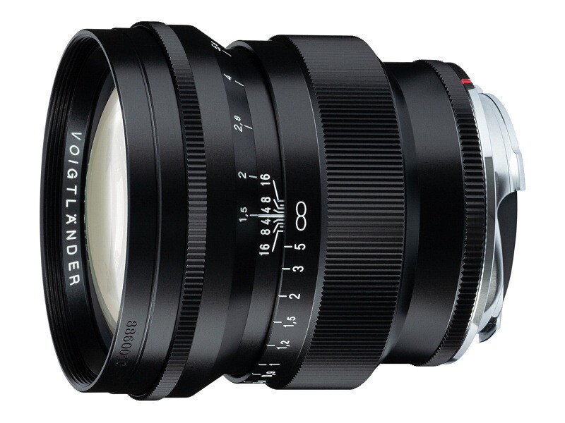 レンズ(単焦点) NOKTON 75mm F1.5 Vintage Aspherical VM New VOIGTLANDER NOKTON 75mm f1.5 VINTAGE LINE - BLACK