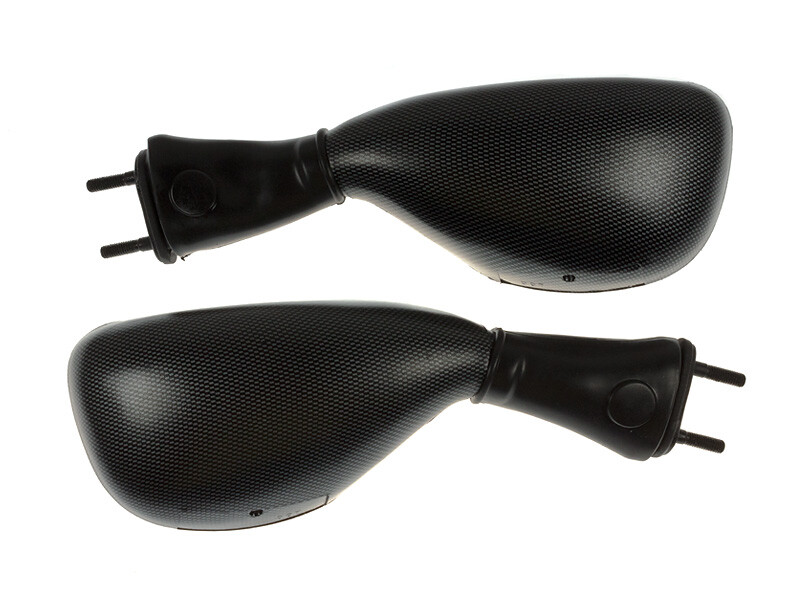 Spiegel Paar Carbon Look für Kawasaki ZX 6 R ZX 9 R ZX6 ZX9 ZX6R ZX9R 1998-2004