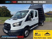 2022 Ford Transit 350 EcoBlue Leader L3 LWB CREW CAB 7 SEAT TIPPER DOUBLE REAR W