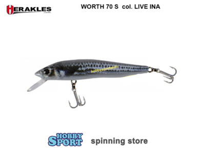 HERAKLES WORTH 70S  COL LIVE INA ARHKWO707 MINNOW 5.5 GR SPINNING TRAINA