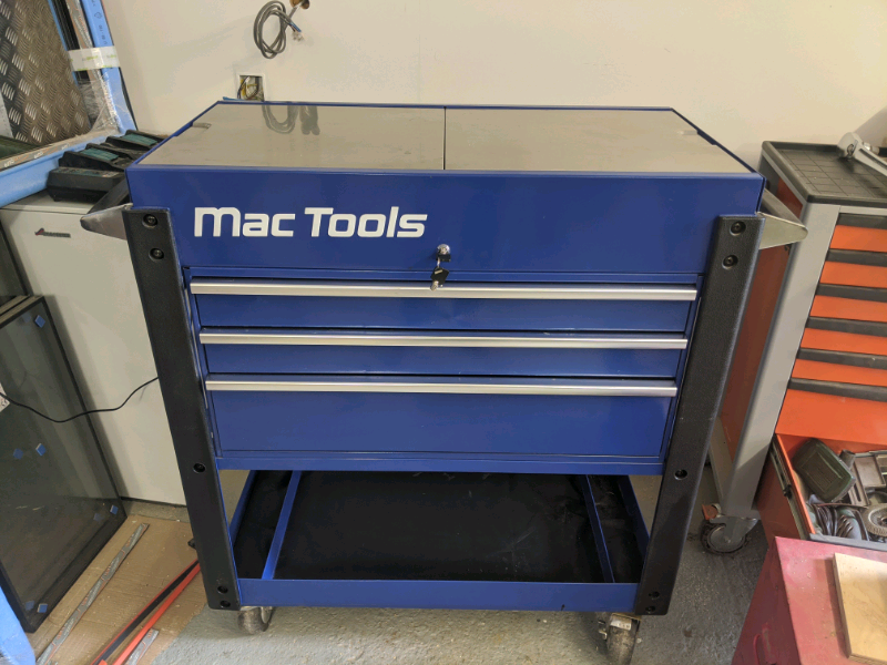 Mac Tools Large Tool Box Cart Utility Service Trolley in Ipswich