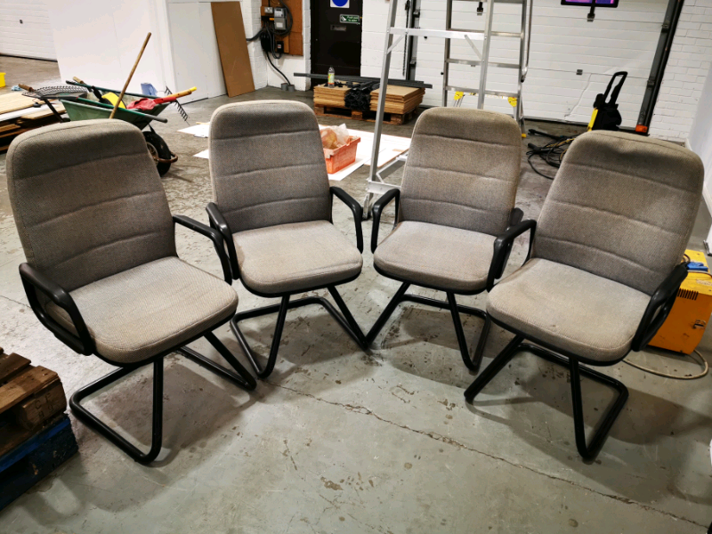 4 x Office Meeting chairs heavy duty. | in Bishops Waltham ...