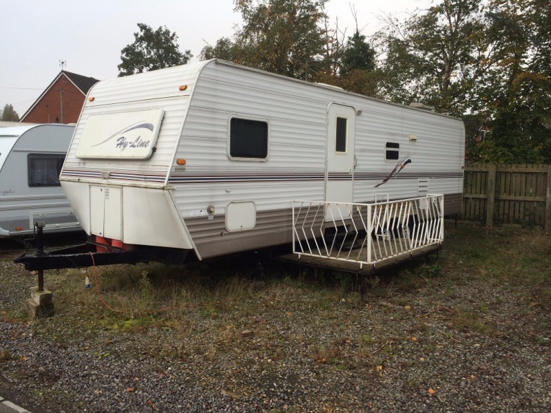 32ft HYLine American caravan In Gloucester in Plymouth, Devon Gumtree