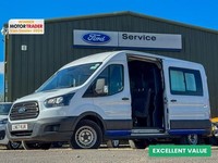 2017 Ford Transit Crew Cab LWB L3H2 Medium Roof 350 Air Con Sensors EURO 6 Crew 