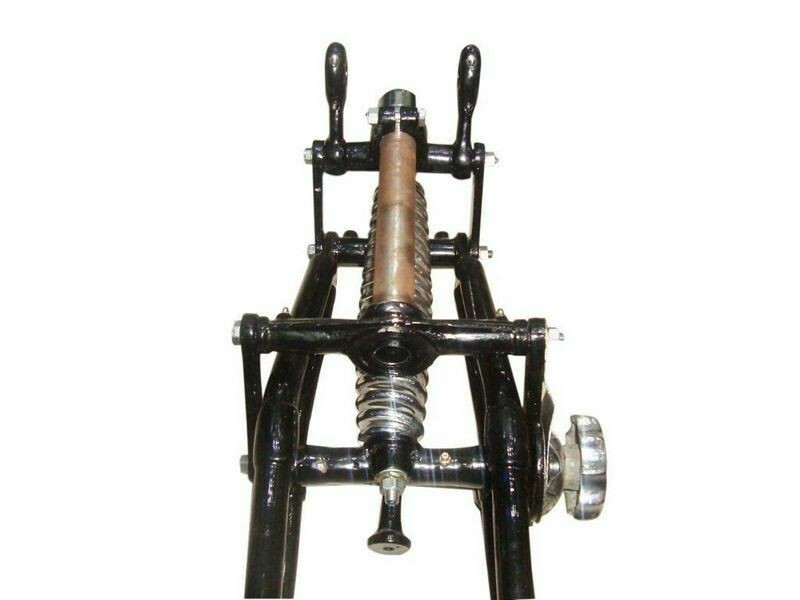 BSA M20 M21 500cc Front Girder Fork Springer Chrome Black painted 