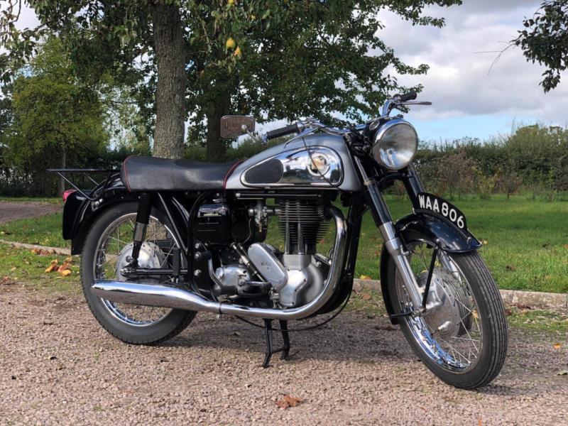 1959 Norton ES2 500cc. Restored classic British Motocycle in Newent