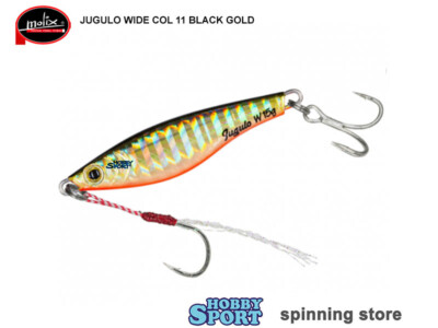 MOLIX JUGULO WIDE 15 GR  COL. 11 BLACK GOLD   SPINNING MARE LAGO FIUME