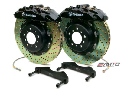 Brembo Front GT Big Brake BBK 8pot Black 380x34 Drill BMW 525 528 530 540 M5 E39
