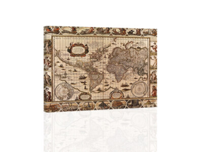 World Map VII- 1499 - CANVAS OR PRINT WALL ART