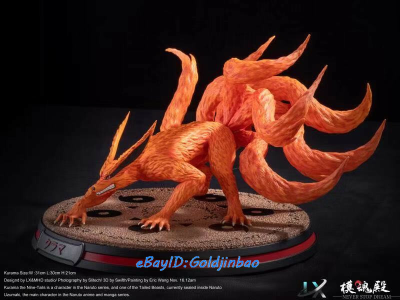 Naruto Kurama Resin Figure Model Painted Statue Nine ...