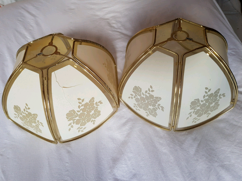 Pretty Plastic lampshades with flower design in Meadows, Edinburgh
