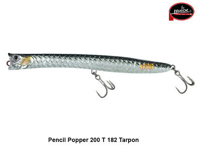 MOLIX PENCIL POPPER 200 T COLORE 182 TARPON  44 GR FLOATING  SPINNING MARE