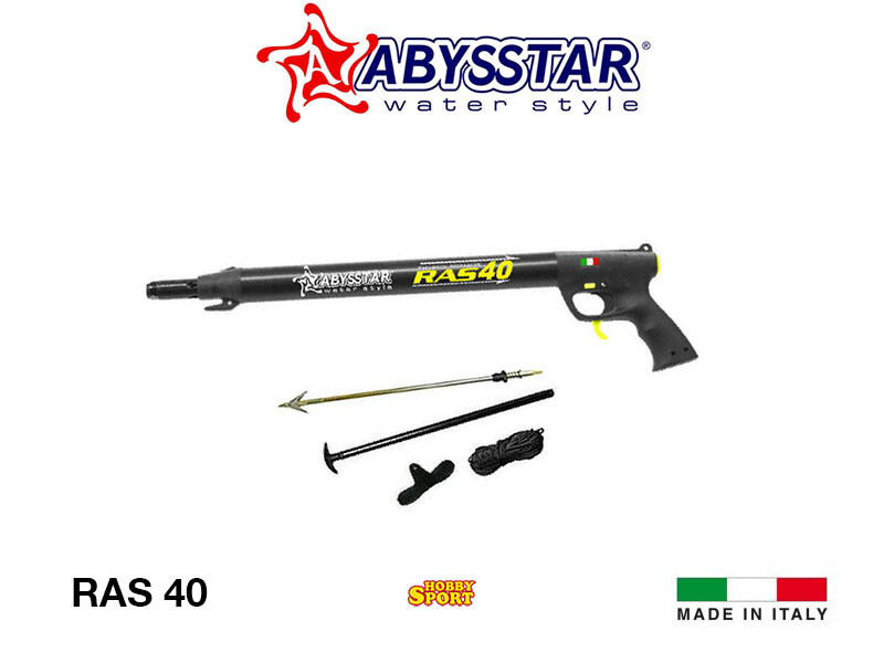 RAS 40 FUCILE OLEOPNEUMATICO ABYSSTAR  PESCA SUBACQUEA APNEA SUB