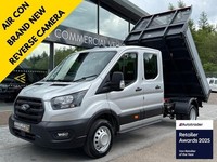 Ford Transit TDCI 350 7 Seat Double Cab 1-Way Tipper DRW With Air Con & 12" Scre