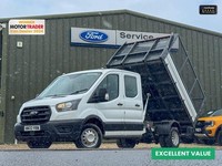 2022 Ford Transit Crew Cab CAGE Tipper LWB L3 350 Leader Air Con EURO 6 SELECT T