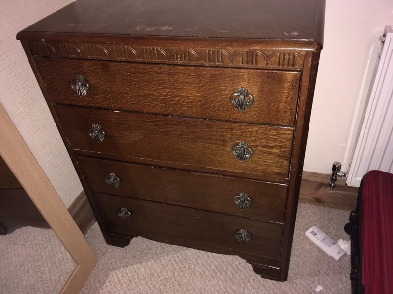 Chest of drawer wooden lebus furniture 5 drawers in Aberdeen Gumtree