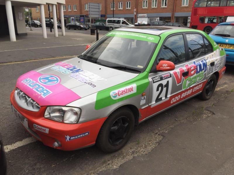 Hyundai accent rally