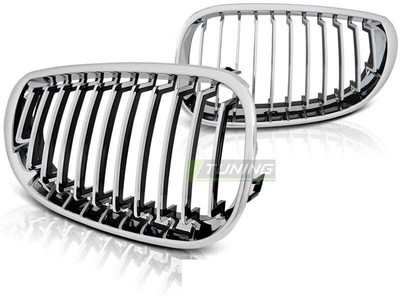 Grade dianteira for BMW Série 5 E60 E61 03-10 Chrome Frete Grátis AU GRBM08W XIN